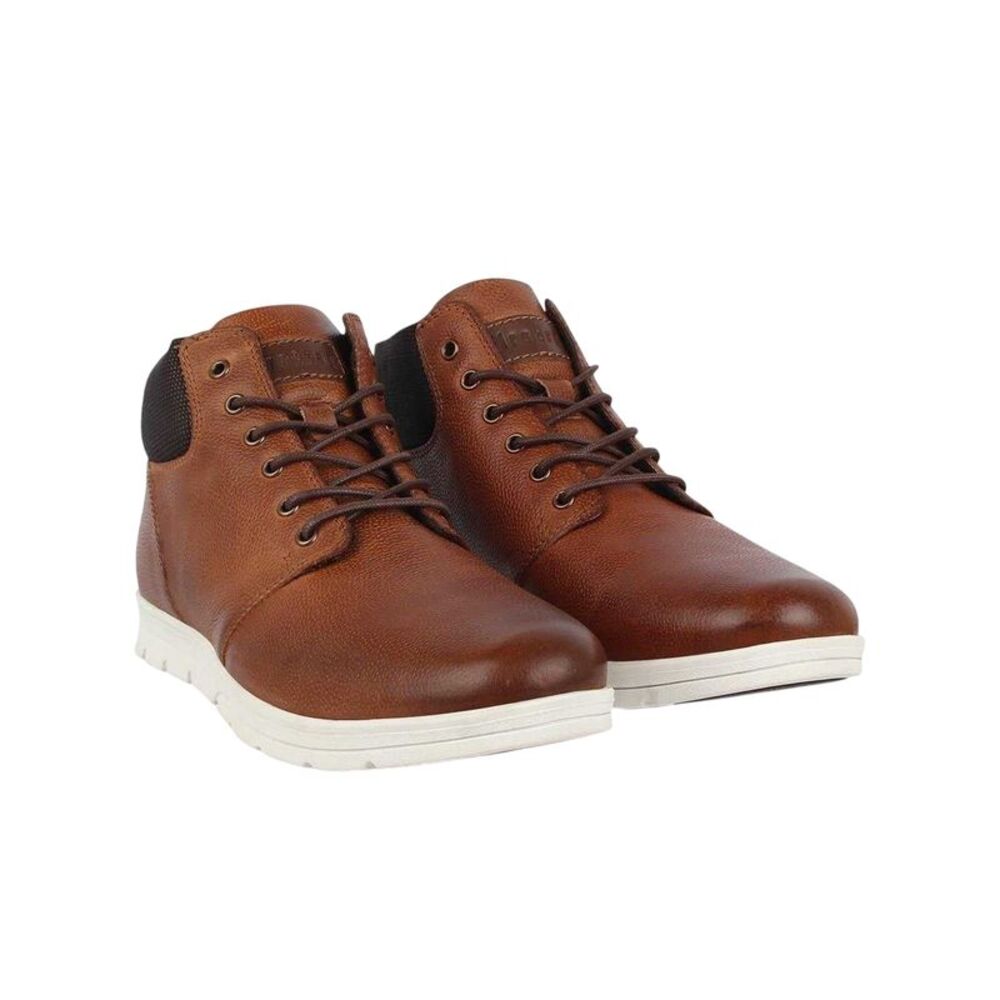 Firetrap Mens Leather Ankle Boots / Tan